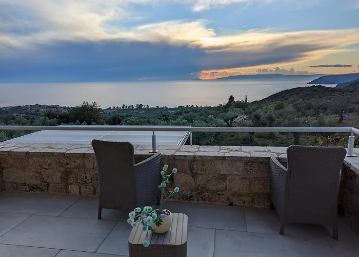 Magnificent, Authentic Private And The Villa Kardamyli